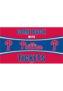 Philadelphia Phillies Come Back With Tickets Door Mat