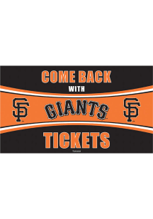 San Francisco Giants Come Back With Tickets Door Mat