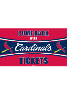 St Louis Cardinals Come Back With Tickets Door Mat