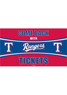 Texas Rangers Come Back With Tickets Door Mat