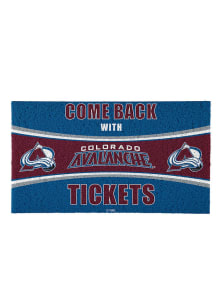 Colorado Avalanche Come Back With Tickets Door Mat