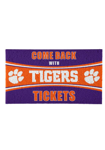 Clemson Tigers Come Back With Tickets Door Mat