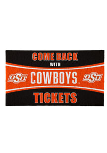 Oklahoma State Cowboys Come Back With Tickets Door Mat