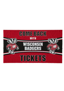 Wisconsin Badgers Come Back With Tickets Door Mat