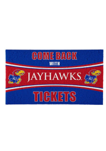 Kansas Jayhawks Come Back With Tickets Door Mat