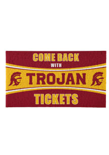 USC Trojans Come Back With Tickets Door Mat