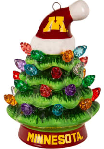 Minnesota Golden Gophers Light Up Tree Ornament Ornament - Maroon