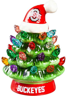 Ohio State Buckeyes Light Up Tree Ornament Decor