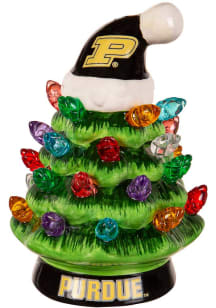 Purdue Boilermakers Light Up Tree Ornament Ornament - Gold