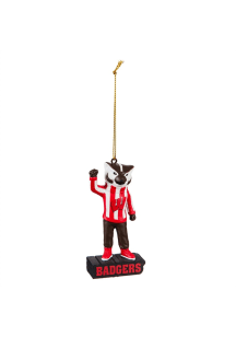 Wisconsin Badgers Mascot Ornament Ornament - Red