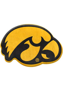 Iowa Hawkeyes Puff Pillow Throw Pillow - Black