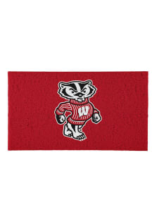 Wisconsin Badgers Logo Door Mat