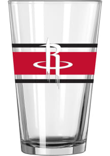 Houston Rockets 16oz Stripe Pint Glass - Red