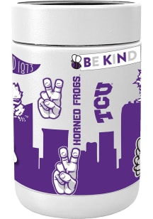 Logo Brands TCU Horned Frogs Native Stainless Steel Coolie