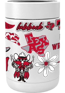 Logo Brands Texas Tech Red Raiders Native Stainless Steel Coolie