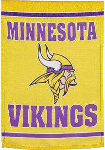 Minnesota Vikings Embossed Banner - Purple