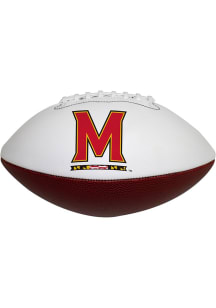 Maryland Terrapins Logo Brands Signature Autograph Football