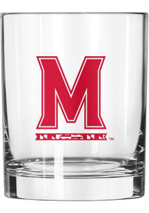 Maryland Terrapins 14 Oz Gameday Rock Glass - Red
