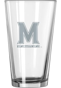 Maryland Terrapins 16 Oz Etch Pint Glass - Red