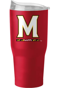Logo Brands Maryland Terrapins 30 Oz Flipside Stainless Steel Tumbler - Red