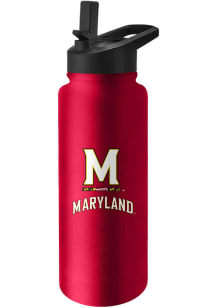 Maryland Terrapins 34 Oz Campus Quencher Stainless Steel Bottle - Red