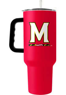 Logo Brands Maryland Terrapins 40 Oz Flipside Stainless Steel Tumbler - Red