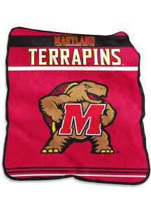 Maryland Terrapins Gameday Raschel Raschel Throw Blanket - Red