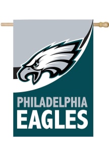 Philadelphia Eagles Burlap Banner - Midnight Green