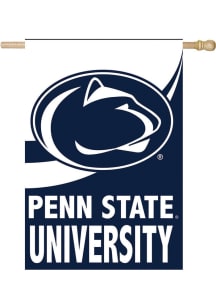 Penn State Nittany Lions Burlap Banner - Blue