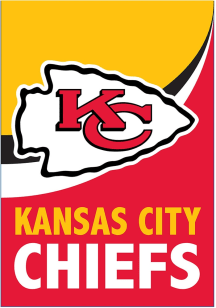Kansas City Chiefs Burlap Garden Flag - Red