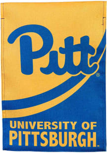 Pitt Panthers Burlap Garden Flag - Crimson