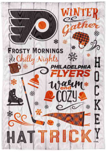 Philadelphia Flyers Fall Theme Garden Flag - Orange