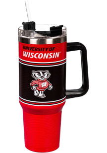 Wisconsin Badgers 40oz Steel Canyon Stainless Steel Tumbler - Cardinal