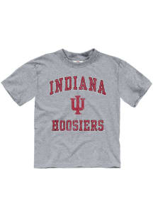 Indiana Hoosiers Toddler Grey Big Arch Short Sleeve T-Shirt