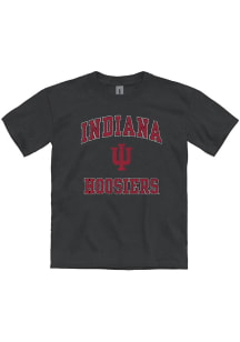 Indiana Hoosiers Youth Black Big Arch Short Sleeve T-Shirt