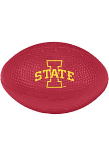 Logo Brands Iowa State Cyclones Red Stress Less Football Stress ball