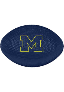 Logo Brands Michigan Wolverines Yellow Stress Less Football Stress ball