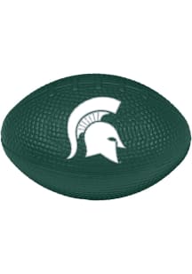 Logo Brands Michigan State Spartans Green Stress Less Football Stress ball