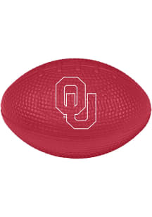 Logo Brands Oklahoma Sooners Crimson Stress Less Football Stress ball