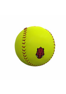 Arkansas Razorbacks Logo Brands Team Logo On Official Size Softball Baseball