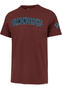 47 Arizona Diamondbacks Red Franklin Fieldhouse Short Sleeve Fashion T Shirt