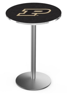 Purdue Boilermakers Stainless Round Base Pub Table