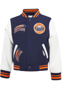Pro Standard Houston Astros Toddler Navy Blue Retro Classics Outerwear Light Weight Jacket