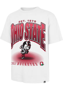 47 Ohio State Buckeyes White Team Flex Football Foundation Short Sleeve Fashion T Shirt