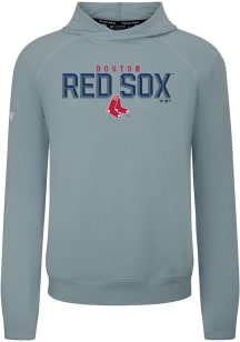 Levelwear Boston Red Sox Grey Mandate Carve Long Sleeve T Shirt