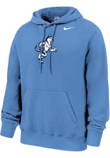 Nike UConn Huskies Mens Light Blue Jonathan Playing Basketball Long Sleeve Hoodie