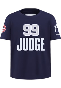 Aaron Judge  Pro Standard New York Yankees Youth Navy Blue Classic Short Sleeve T-Shirt