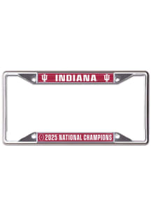 Indiana Hoosiers 2025 Football Nat Champ License Plate Frame - Crimson