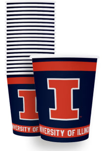 Illinois Fighting Illini 12 oz 20 Pack Disposable Cups