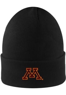 LogoFit Minnesota Golden Gophers Black South Pole Mens Knit Hat